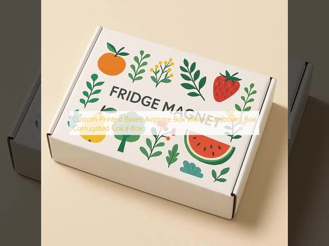 Custom Printed Boxes Airplane Box White Cardboard Box Corrugated Color Box