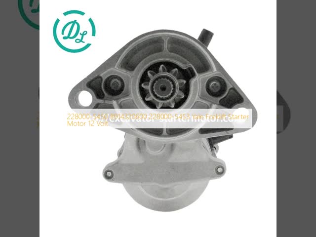Motor de arranque EexcavaStart 1.4KW 12V para excavadora S114-883 129242-77010 18219N El video