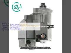 Motor de arranque EexcavaStart 1.4KW 12V para excavadora S114-883 129242-77010 18219N video