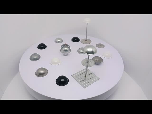 Aluminum Insulation Dome Shaped Washers Glass Wool Insulation Pin Dome Washer