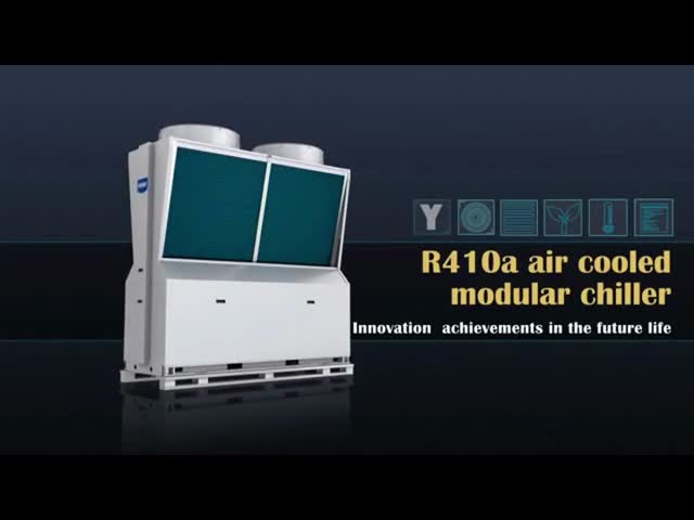 Commercial Air Cooled Water Chiller Large Spaces 400T Capacity Smart Integration Air Conditioner