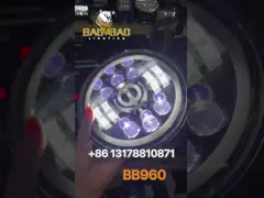 7 Inch White Yellow Motorcycle LED Headlight 12V Waterproof IP67