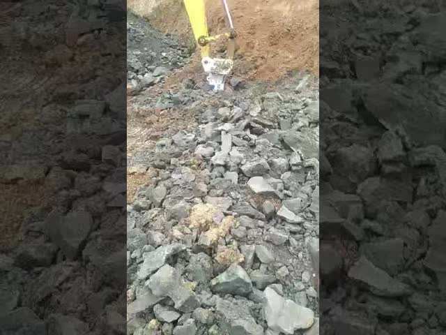 Doosan DX340-DX380 Excavator Ripper Attachment In Soil Ground