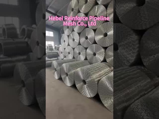 Anti Corrosion CWC Concrete Reo Mesh 2.2 MM Pipeline Reinforced Mesh
