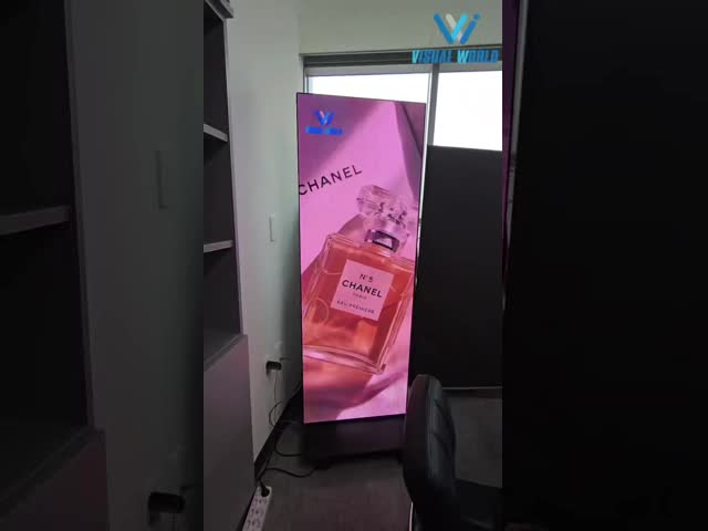 P1.25 Smart Poster LED Display Screen 600*1687.5mm Thickness 29.5mm Front Service