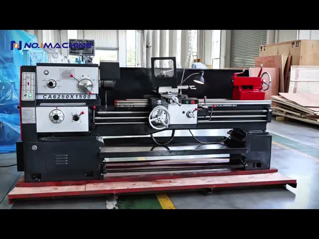 Metal Manual Lathe Machine CA6250 Horizontal Conventional Lathe Machine