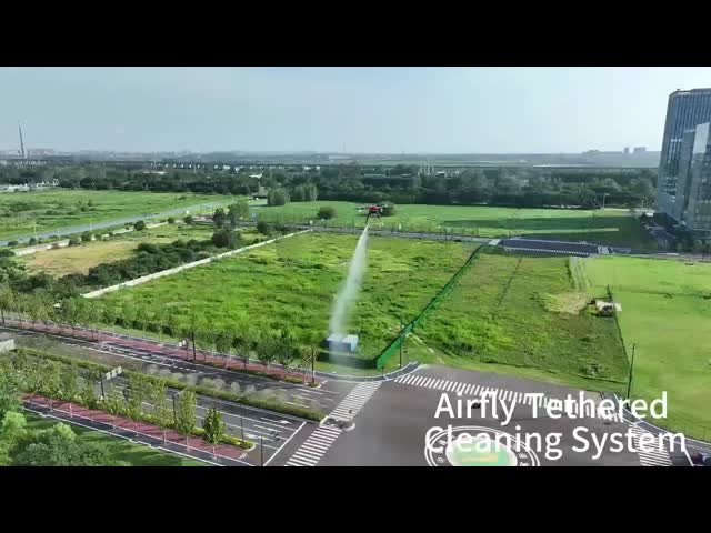 Aerial Cleaning Drones For Cleaning Buildings Equipped With 30L Spray Tank SF-90X-130 Kitefly