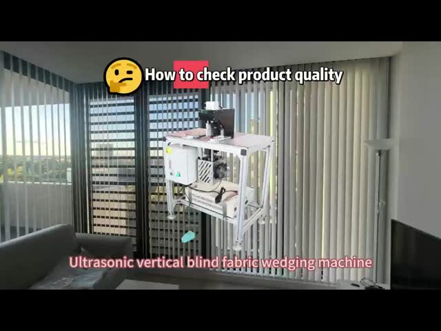 Ultrasonic Vertical Blind Fabric Welding Machine Vertical Blind Fabric Welding Machine