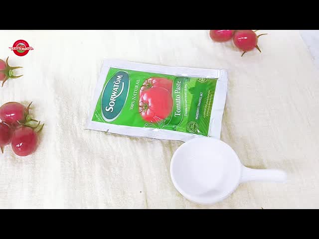 70g Flat Sachet Tomato Paste Concentrated To A Brix 28–30% Available Under The Retomate Brand Or Customizable With Your Own OEM