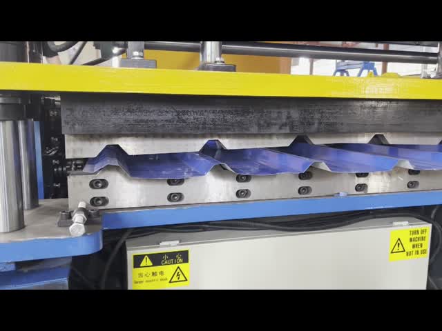 High Rib Color Steel Roofing Sheet Metal Sheet Cold Roll Forming Machine