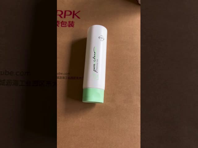 Pcr Pe Custom Empty Cosmetic Plastic Squeeze Tubes D45mm 140g/5oz Cleansing Tube With Screw Cap
