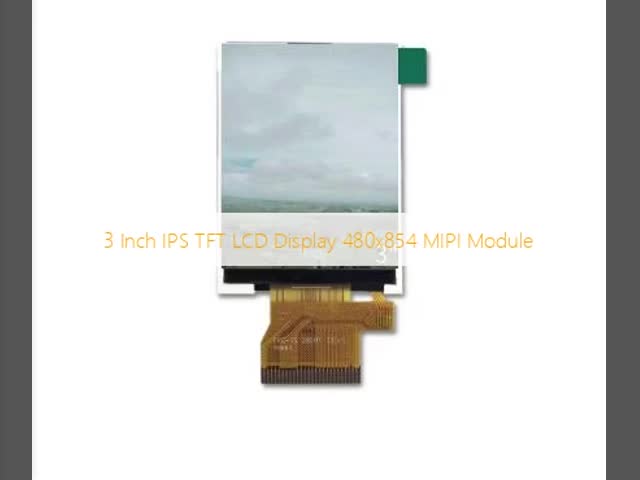 480x854 Resolution MIPI Display 350nits IPS Touchscreen Display 3 Inch