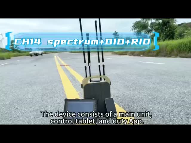 70MHz-6.2GHz Portable Drone Detector Fpv Detector With 10km Range Lithium Battery Powered