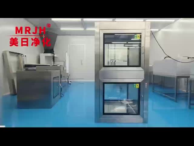 Double-Door Electronic Interlock Pass Box | Cleanroom Contamination Control Solution