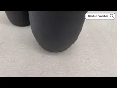 China Silicon Carbide Round Crucible For Induction Furnace For Non Ferrous Metals supplier
