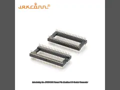 28Pin Round Pin Machined IC Socket Connector 2.54mm Pitch