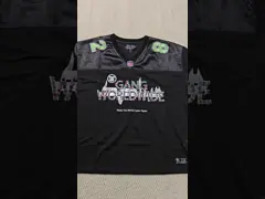 Custom Rhinestone Screen Print Logo American Retro Football Jersey Mens High Quality Mesh Boxy Cropped Rugby Jersey