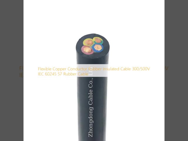 Flexible Copper Conductor Rubber Insulated Cable 300/500V  IEC 60245 57 Rubber Cable