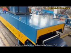 0.4-0.8MM Galvanized Steel Gasoline Engine Portable KR18 Roll Forming Machine