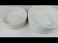 5'' 6'' Coated Ceramic Sublimation Dog Bowl Blanks Sublimation Pet Bowls