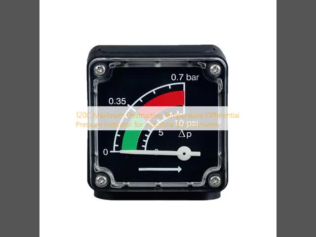 120C Maximum Destructive Temperature Differential Pressure Indicator for Industrial Environments