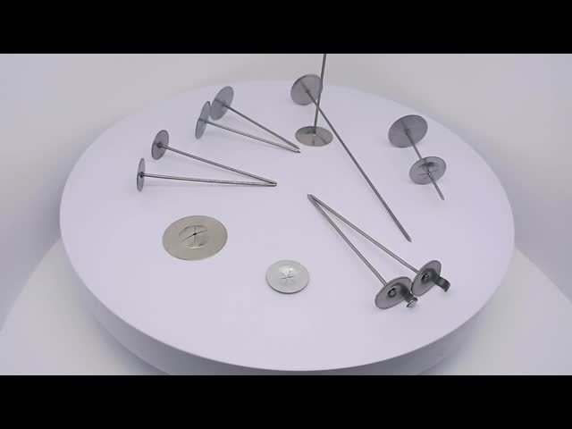 Low Carbon Steel Duct Liner Cup Head Pins For Insulation Internal Or External Walls