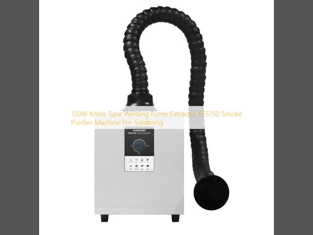 150W Knob Type Welding Fume Extractor FES150 Smoke Purifier Machine For Soldering