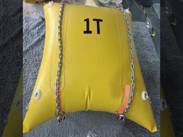Underwater Air Lift Bag Durable Tear Resistant Material Bright Safety Colors Reliable Performance