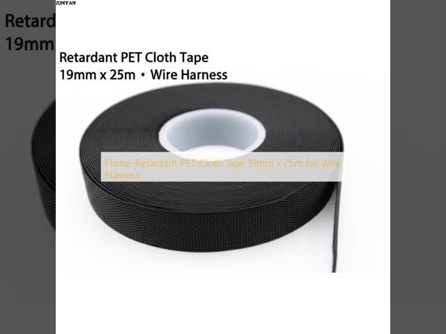 PET Cloth Tape -40-105°C Flame Retardant Automotive Tape Abrasion Ressitant Tape 4000