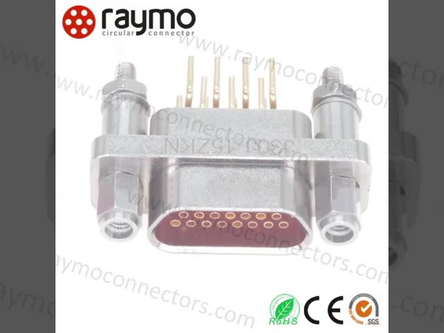ITT Cannon MDM Series J30J-25TJ 25pin Male Plug Micro-D Connectors Miniature Connector