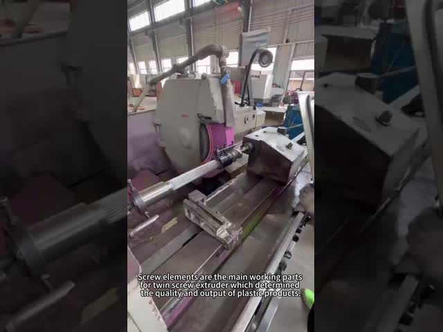 Essential Twin Screw Barrel Operation Masterbatch Spare Parts For Construction Industries Efficient PP PPS Screw Elements