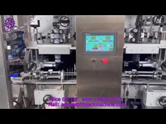 Full Automatic Shrink Sleeve Labeling Machine Double Head For Body With Steam Shrink