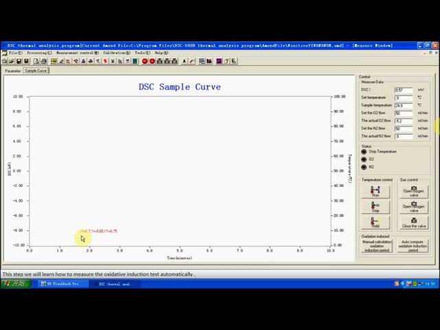 0.1mW Oxidation Induction Time Test Machine For Plastic Analysis