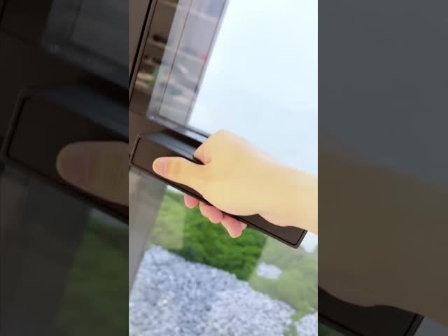 Heavy Duty Swing Interior Door Casement Aluminium Double Glass Soundproof