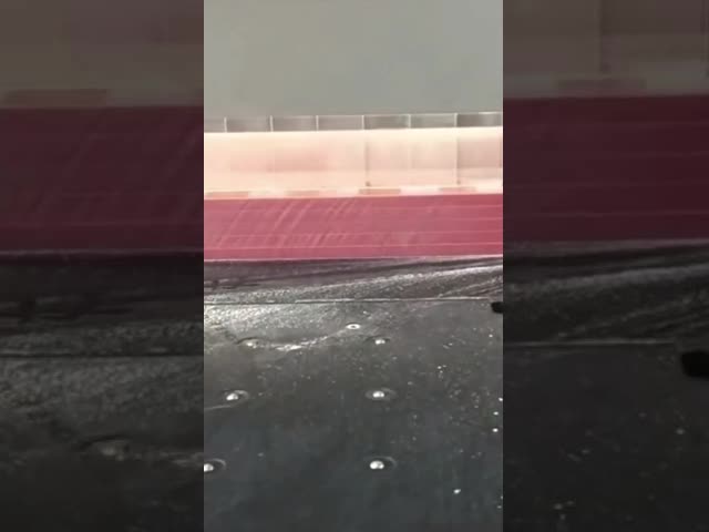 SD-2600b  This Manchine Is Cutting PE Sheet. Our Machine Can Also Cut Pom, PTFE, Pu, Peek, Bakelite,Abs, Pp, Pc Etc Plastic Sheet