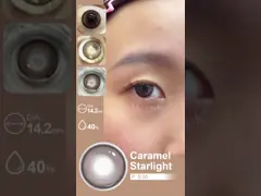 40% Water Content Yearly Colored Contact Lenses 14.0-14.5mm Diameter Millcreek Lenses