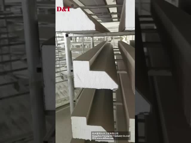 EPS Foam Cement Coating Machine For Styrofoam Decoration Cornice