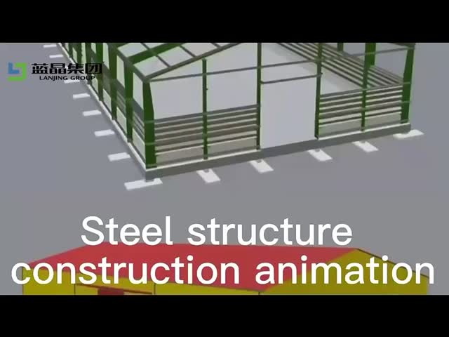 Prefabricated Steel Structure Workshop with Corrosion Resistance