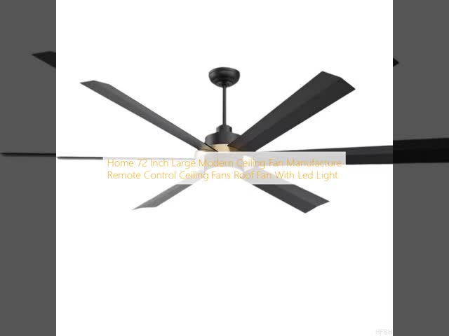 Home 72 Inch Large Modern Ceiling Fan Manufacture Remote Control Ceiling Fans Roof Fan With Led Light