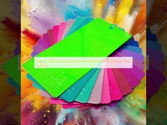 Impact 50KG/Cm Epoxy Powder Coating With Orange Peal Surface