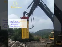 Chisel 125mm Hydraulic Breaker Hammer SB60 or GB6T.