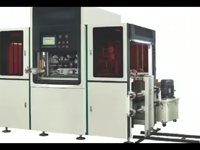 High Speed Automatic Hot Foil Stamping Machine For Paper Sizes Up To 900×670mm video