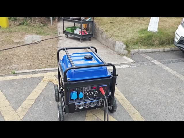 Industrial Rated 250A Engine Driven Arc Welder with 7.5kW Auxiliary Power and 32L Fuel Capacity