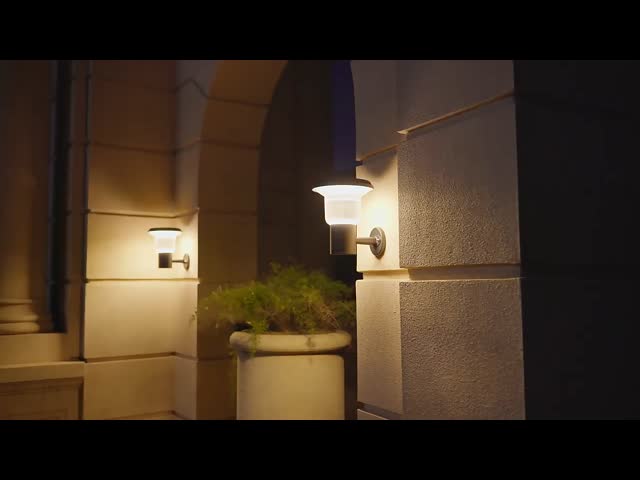 Modern Led Solar Wall Light Architectural Lighting Solar Outdoor Wall Lamp High Efficiency 5V/4.5W
