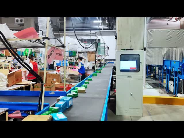 Compact Modular Belt Conveyor with 3500Pph Capacity and 20Kg Load for Automated Parcel Sorting