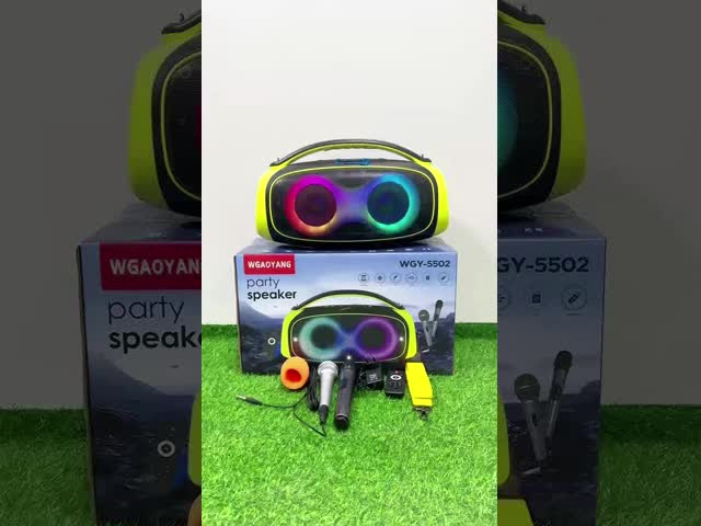 LEDライトとBluetooth接続を備えた60Wポータブルパーティー用スピーカー。忘れられないパーティーサウンド体験を