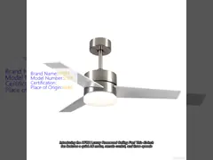 China wholesale    Dimmable Lamp E27 Socket LED Bulb 5 Blade Fan Light Led Bulb With Fan supplier