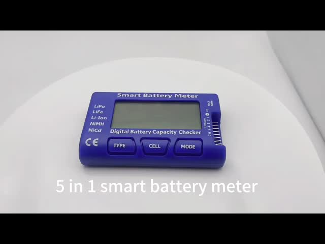 Multifunctional RC 5 In 1 Smart Battery Meter With Balance Discharge Tester
