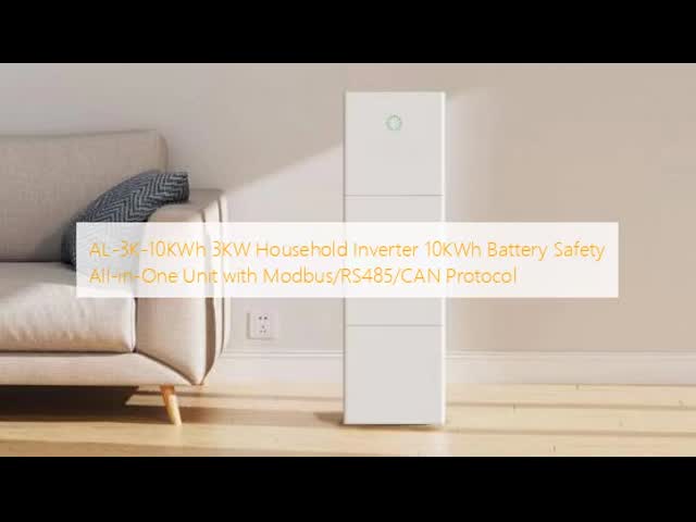 AL-3K-10KWh 3KW Household Inverter 10KWh Battery Safety All-in-One Unit with Modbus/RS485/CAN Protocol