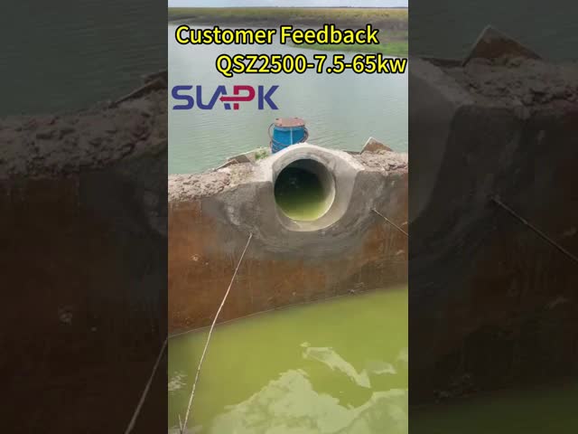 Large Flow Submersible Axial Flow Water Pump With Non - Clogging Impeller